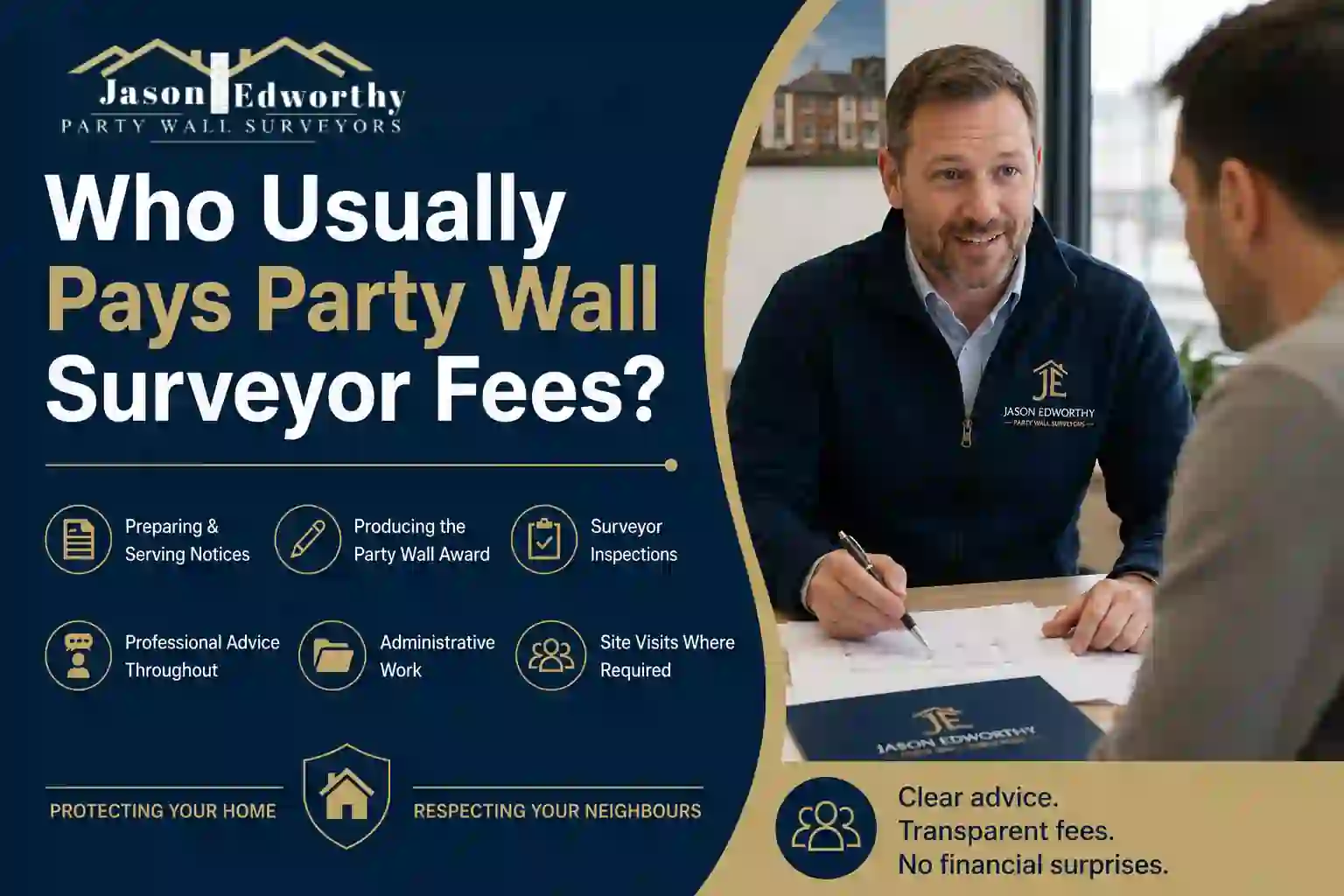 Who Usually Pays Party Wall Surveyor Fees Redhill?